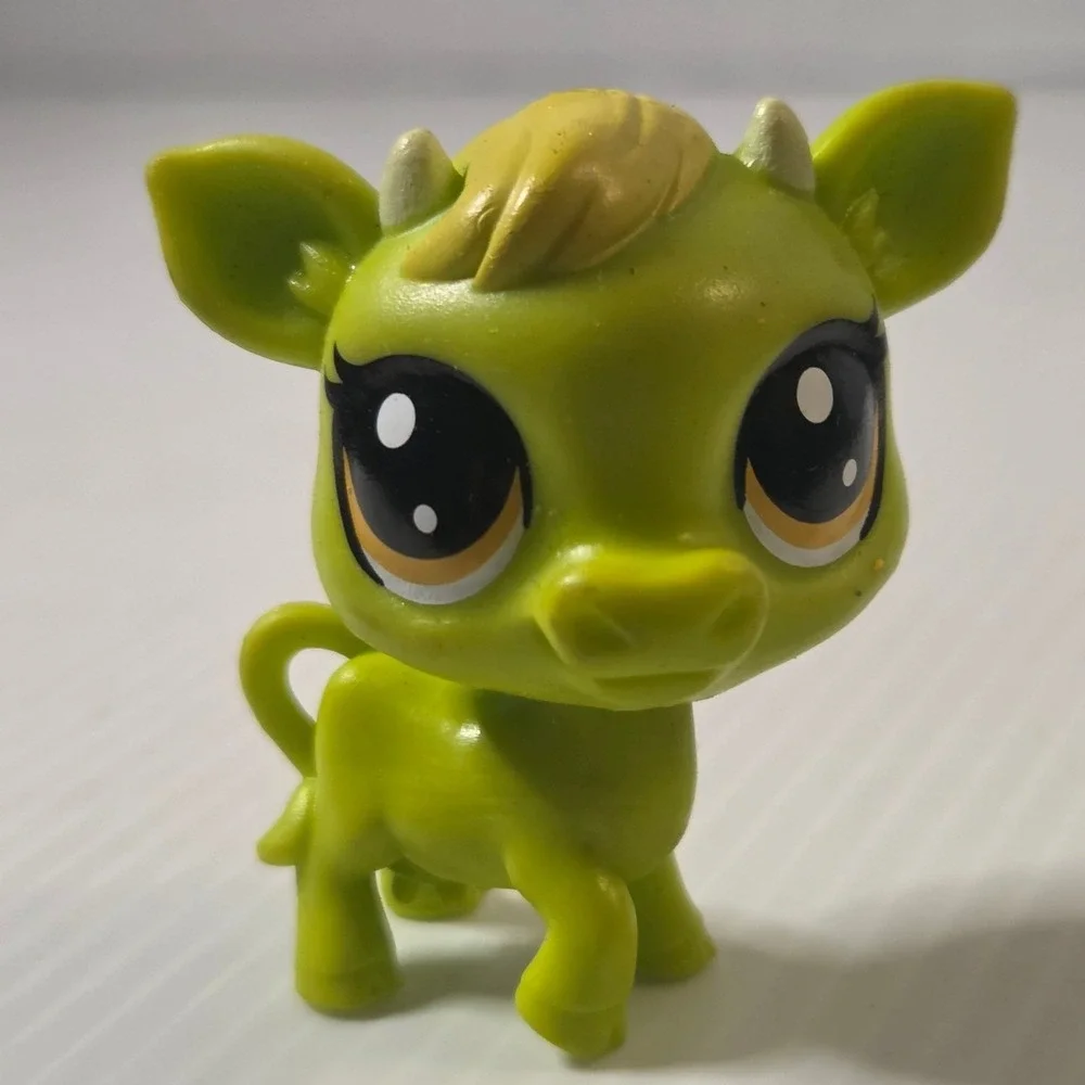 Littlest Pet Shop‎ Cow Mini Green Fair #465